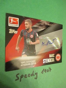 Topps Bundesliga Chrome 2016 Autogramm Karte Stendera Frankfurt Unterschrift 16 - Picture 1 of 1