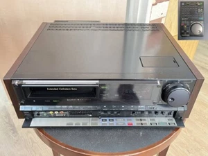 SONY EDV-9000 Video Cassette Recorder ED Beta Deck RMT-163 Remote Controller - Picture 1 of 5