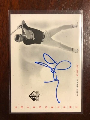 2001 SP Authentic Chirography #JG Jason Giambi Auto - Image 1 of 2