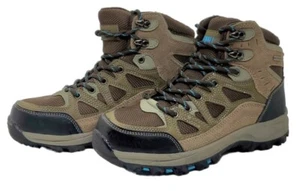 NWOB DENALI Women's Size 7 Brown Suede Leather Waterproof Trail Hiking Boots - Picture 1 of 9