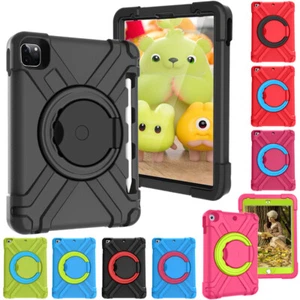 For iPad Pro 11-in 1st 2nd 3rd 4th Generation Shockproof Rotate Case Cover Stand - Picture 1 of 42