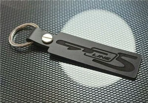 GT LINE S Leather Keyring Ceed Pro Rio Sportage Stinger Optima Picanto Niro - Picture 1 of 8