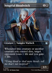 1x Vengeful Bloodwitch (Borderless) - NM - Set/Version siehe Bild SPARROW MAGIC - Bild 1 von 1