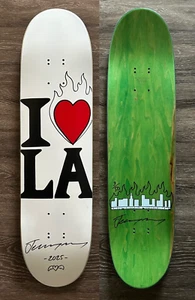RARO Wray Bros FIRMADO Jeremy Wray I LOVE LA Monopatín #9/50 - Imagen 1 de 10