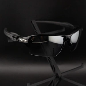 Neue Oakley 2.0 Flak Sonnenbrille mattschwarzes Gestell schwarze verspiegelte Gläser RNC - Bild 1 von 4