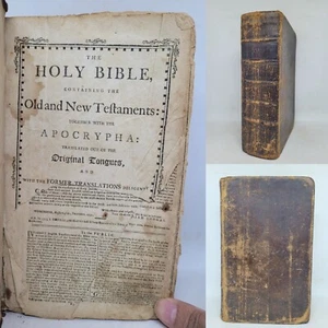 Isaiah Thomas Holy Bible 1802 ~ Second Worcester Edition - Picture 1 of 12