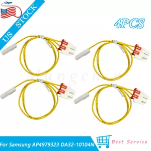 4* Refrigerator Temperature Sensor For Samsung DA32-10104N AP4979323 DA32-10104V - Picture 1 of 4