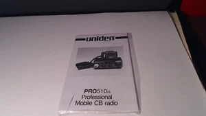 Manual de funcionamiento original UNIDEN PRO510XL - Imagen 1 de 1