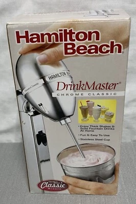 Batidora de leche Hamilton Beach Classic cromada DrinkMaster 730C probada Foto 1 de 4