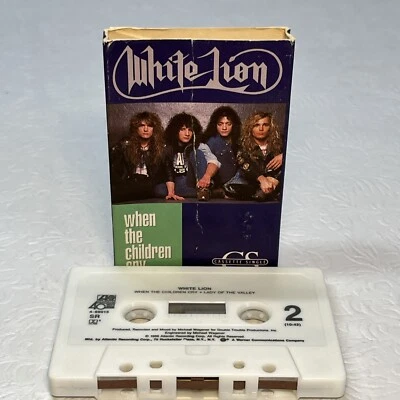 White Lion When The Children Cry Cassette Single Tested Works - Image 1 of 4