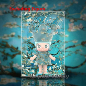 Acrylic Display Case Dust-proof Fit Popmart Molly 400% Van Gogh vulgaris Statue - Picture 1 of 7