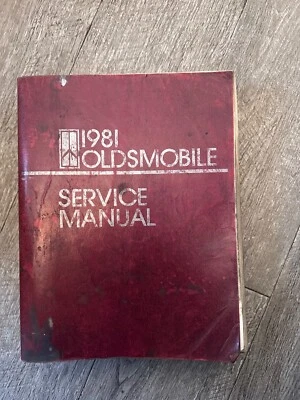 Oldsmobile 1981 manual de reparación de taller de servicio - Cutlass 88 98 Toronado Foto 1 de 3