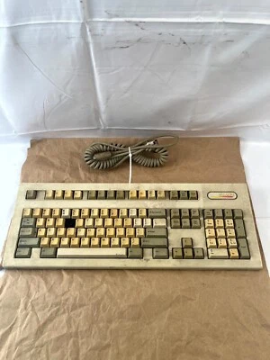 Vintage Compaq Enhanced II Keyboard Gray Wired PS/2 QWERTY (Standard) - UNTESTED - Image 1 of 4