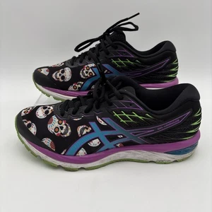 Zapato Deportivo para Correr Asics Gel Para Mujer 10 Cumulus 21 Día de los Muertos 1012A64 Usado en Excelente Condición - Imagen 1 de 12