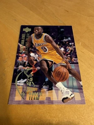 1994-95 Upper Deck All Rookie Team Nick Van Exel #7 Los Angeles Lakers - Image 1 of 2