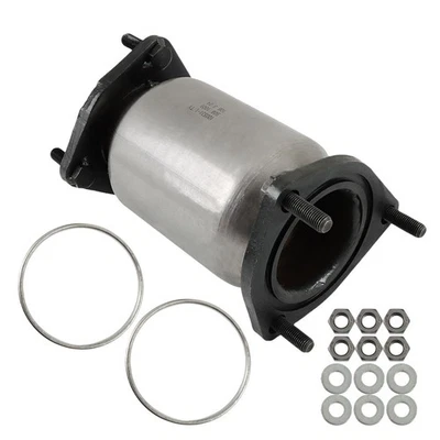 Convertidor catalítico delantero de laboratorio para Chevrolet Aveo plateado con perno 2004-2008 Foto 1 de 4