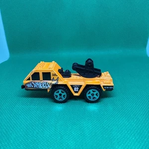 Hot Wheels 1988 Mattel Flame Stopper Unit 02 Orange 1:64 Die Cast - Picture 1 of 7