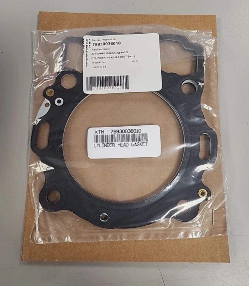 Junta de culata KTM 2014-2016 450/500 XCW/EXC 78930036010 Foto 1 de 4