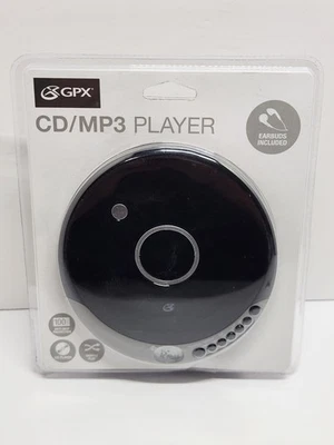 GPX PC807B Reproductor de MP3/CD Personal Portátil con Auriculares Protección Antisaltos Foto 1 de 4