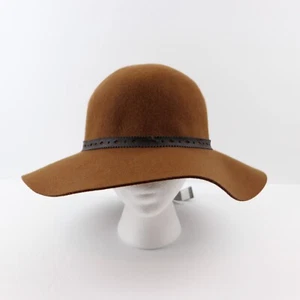 Scala Pronto Women's 100% Wool Felted Brown Floppy Hat One Size - Picture 1 of 11