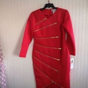 Dorinda Clark Cole Women’s Dress. Size 12 Dcc4831 Red