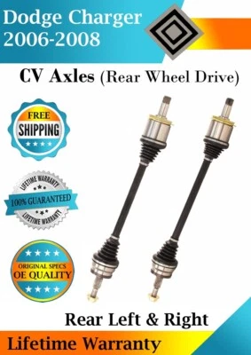 Nuevos ejes CV traseros OE para Dodge Charger 2006-2008 2x2 garantía de por vida Foto 1 de 4