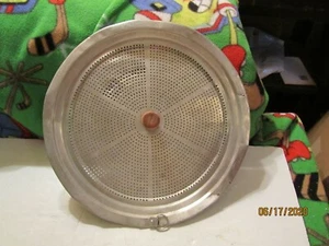 Vintage Aluminum Strainer Pan Lid w/Wooden Handle Made JRT - Picture 1 of 7