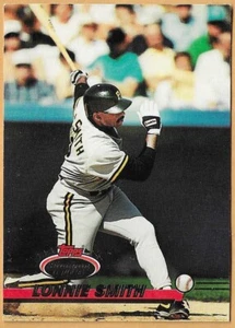 LONNIE SMITH PITTSBURGH PIRATES #658 - TOPPS STADIUM CLUB CASI NUEVO - COMO NUEVO 1993 - Imagen 1 de 2
