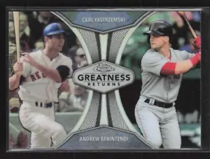 2019 Topps Chrome #GRE-1 Andrew Benintendi / Carl Yastrzemski Greatness Returns - Bild 1 von 2