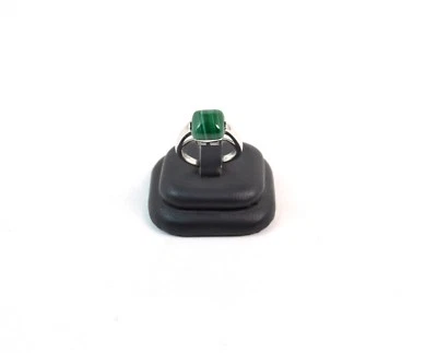 Anello in Malachite e Argento 925. Made in Italy - Immagine 1 di 3