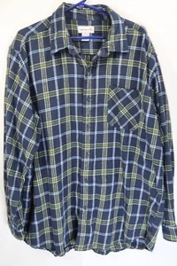 Carhartt Flannel Shirt Mens XXL Rugged Outdoor Plaid Workwear Warm Long Sleeve - Picture 1 of 8