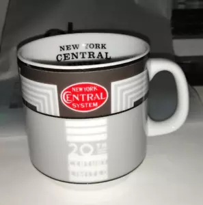 Taza de café Michael Leson 20th Century Limited New York Central System Train - Imagen 1 de 5