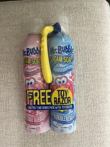 Mr. Bubble Original Bubble and Bubbleberry Foam Soap - Pack of 2 NEW - Picture 1 of 2