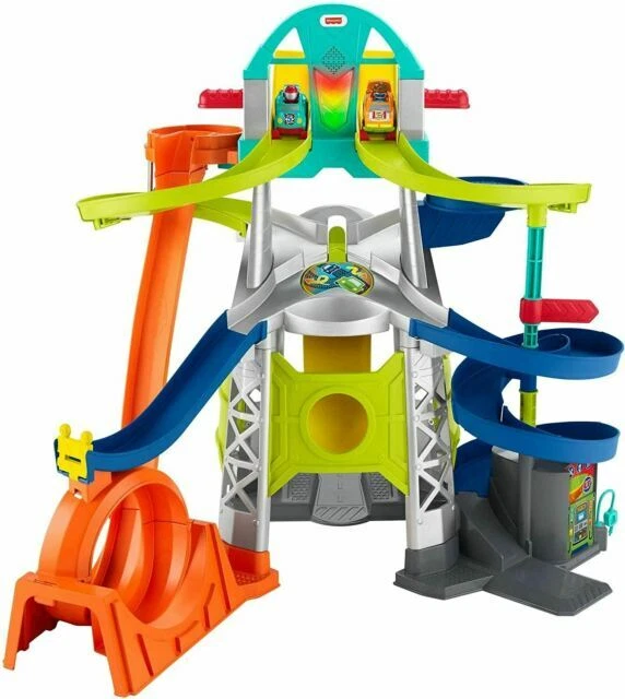Little People Launch and Loop Raceway Light-up Vehicle Playset - Image 1 of 1