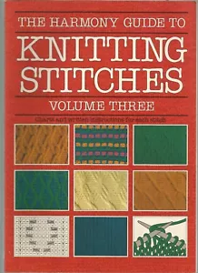 Knitting Stitches Vol 3 Slip Stitch Textures Cross Stitch Patterns Cable P32 - Picture 1 of 11