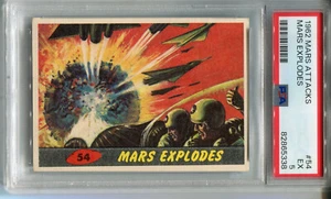 1962 Mars Attacks #54 Mars Explodes PSA 5 EX - Picture 1 of 2