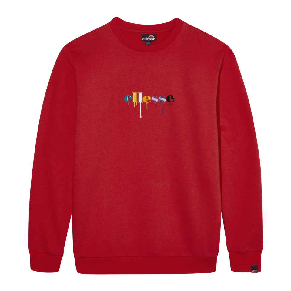 Sudadera para hombre Ellesse SHI11170/823 manga completa en rojo Foto 1 de 1