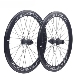 20/22er 451/406 Folding Road Bike Alloy Wheelset 28H Center Lock Disc Brake Hub - Picture 1 of 16