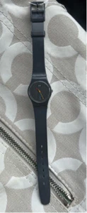 Vintage Swatch Watch One Size Black 1984 - Picture 1 of 5