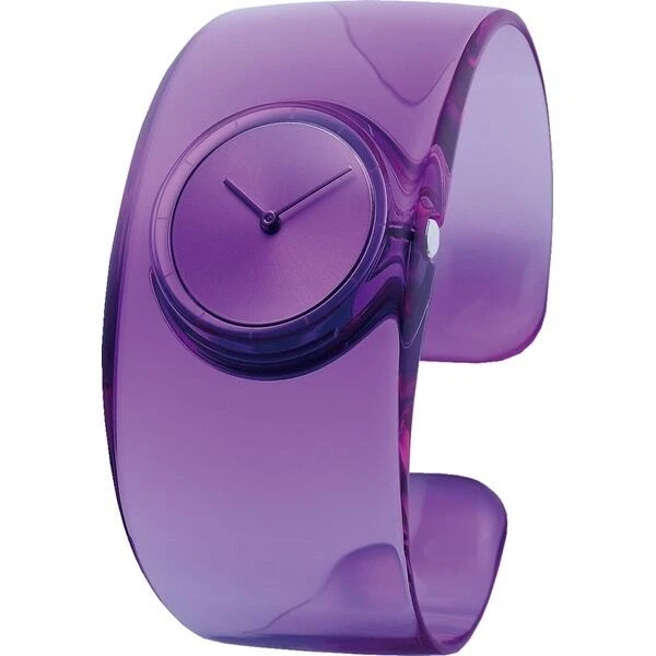 Reloj de cuarzo ISSEY MIYAKE NY0W004 brazalete púrpura “O” diseñado por Tokujin Yoshioka Foto 1 de 1