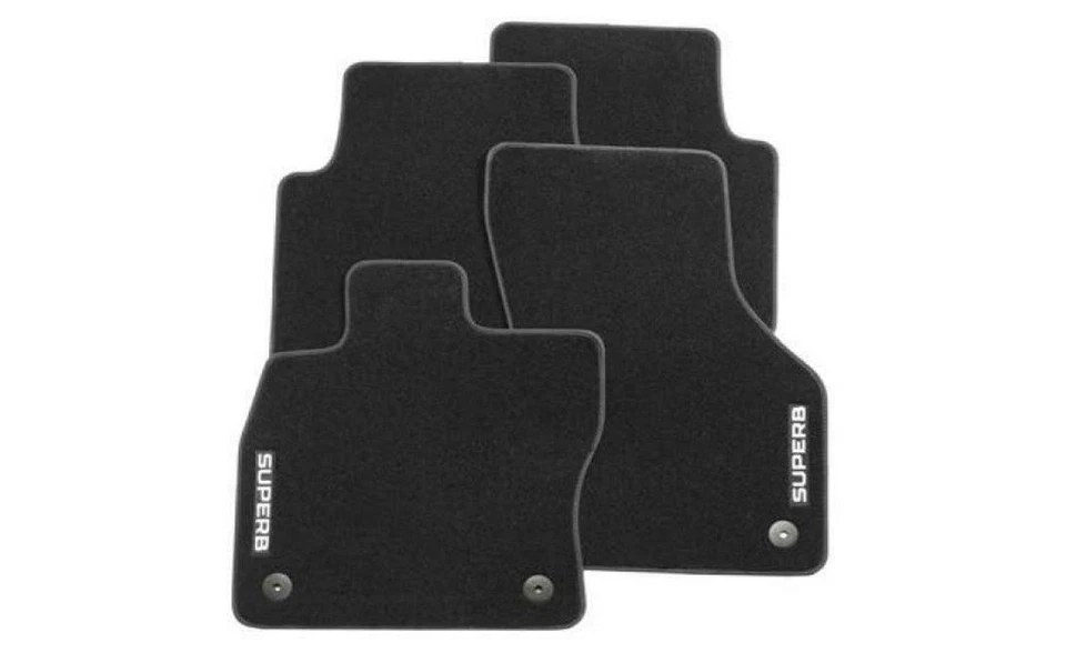 Genuine Skoda Superb Estate 2016 > Standard 4 Piece Textile Floor Mat 3V2061404B — 第 1/1 张图片