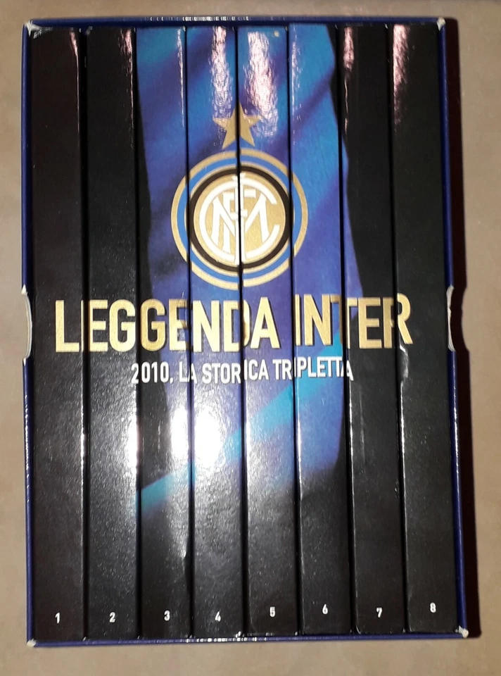  Cofanetto 8 DVD "Leggenda Inter" Triplete 2010  - Immagine 1 di 1