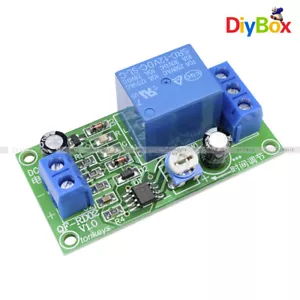 DC 12V NE555 0~60 Seconds Delay Timer Time Switch Adjustable Time Relay Module - Picture 1 of 12