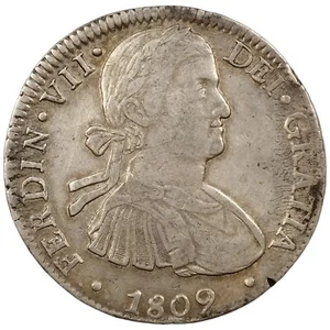 España. Fernando VII. 8 Reales. 1809. Mexico. TH. - Picture 1 of 2