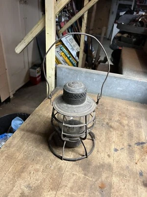 Antique Old Rare Armspear NY Long Island Railroad RR LIRR Oil Lantern New York - Image 1 of 4