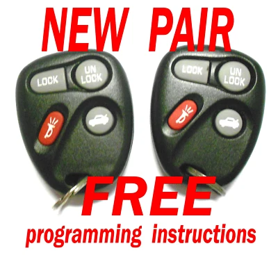 PAR DE LLAVEROS A DISTANCIA ELECTRÓNICOS OEM PARA CHEVROLET IMPALA 2001-2005 10443537 Foto 1 de 3