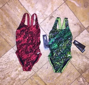 Traje de baño Speedo de una pieza para jóvenes niñas piel rotadora Super Pro Powerflex nuevo con etiquetas $74 - Imagen 1 de 12