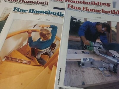 Vintage Lot of 5 TAUNTON'S FINE HOMEBUILDING Magazines (1991 - 1995) - Image 1 of 4