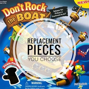Don't Rock the Boat Pirate Penguin 2018 Game Replacement Pieces Parts -You Pick - Picture 1 of 23