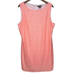 Mini Vestido Vaina A.N.A A New Approach Encaje Talla XL Naranja Neón Sin Mangas Nuevo con Etiquetas - Imagen 1 de 6